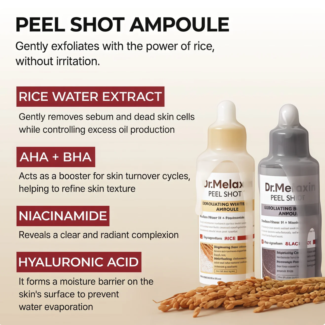 Glow Rice Ampoule Duo – Brightening & Exfoliating Serum (2 x 80ml)